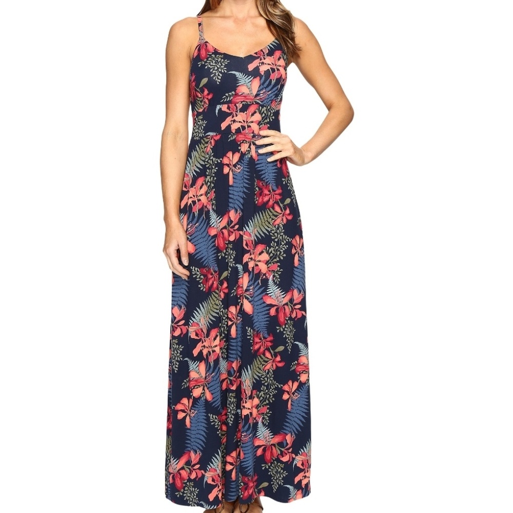 Tommy Bahama M Sacred Grove Deep Ocean Maxi Dress